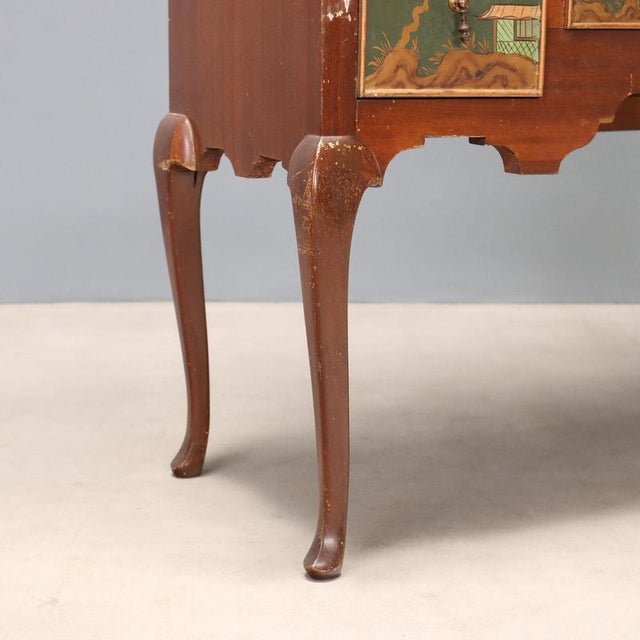 Antique Bar Cabinet Chinoiserie in Mahogany, United Kingdom, 1900 For Sale - Image 11 of 13