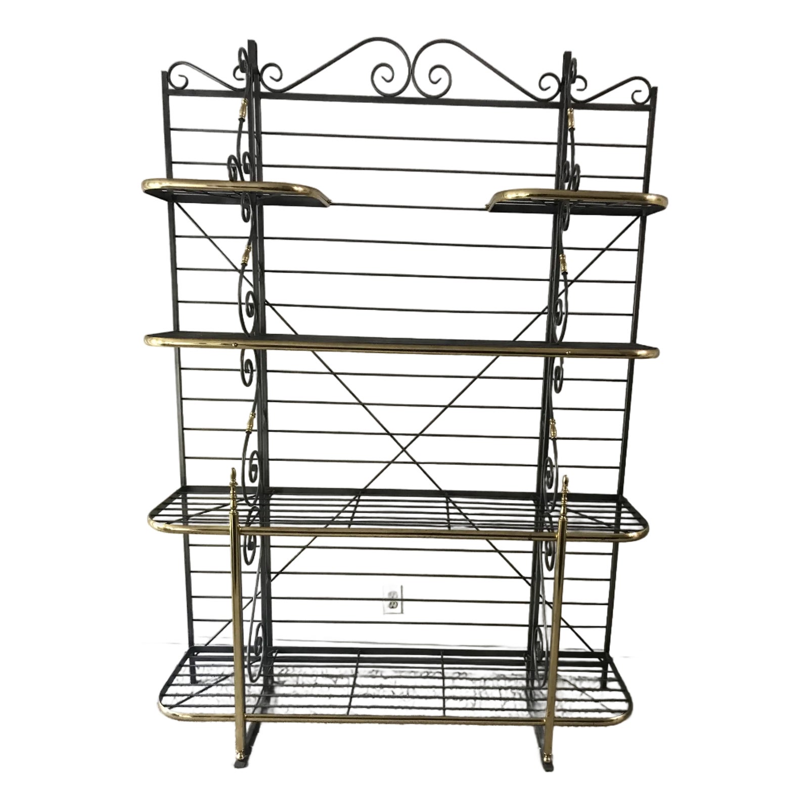 1980s Bakers Rack | Chairish