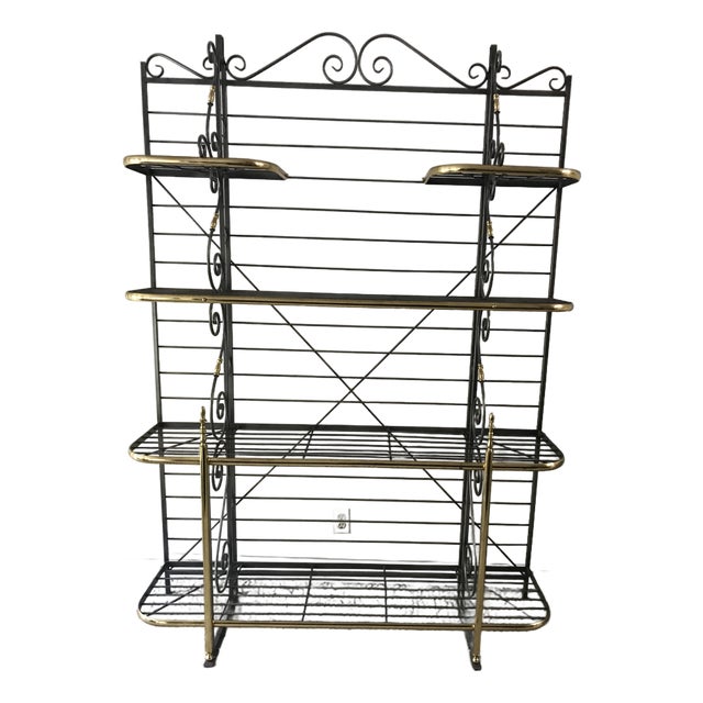 1980s Bakers Rack For Sale