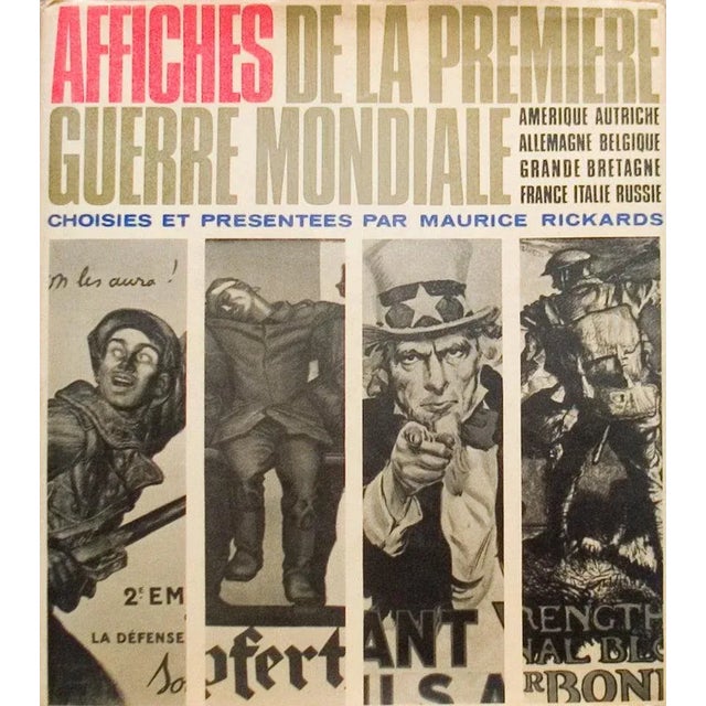 Mid-Century Modern 1968 Maurice Rickards 'Affiches de la Premiere Guerre Mondiale' Gray Book For Sale - Image 3 of 3