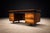 Brown Mid Century Modern Desk With Eight Drawers in Rosewood, Ava, 1960s For Sale - Image 8 of 15