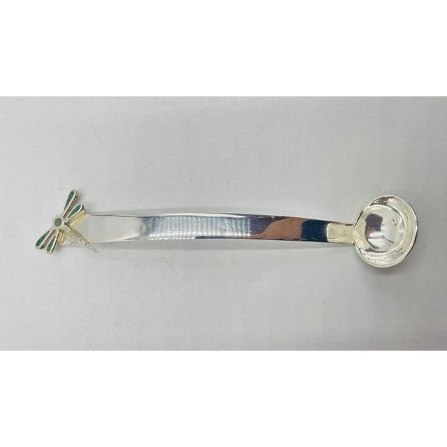 1980s Emilia Castillo Silver Plated & Malachite Tea Service Set, Mexican Modernism - Set of 4 For Sale - Image 18 of 18