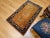 Art Deco Vintage Chinese Art Deco Area Rug, Hand-Knotted Wool Pile, Tan, Dark Blue, 1920s For Sale - Image 3 of 12