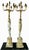 Monumental Egyptian Revival Giltwood Torchères, 19th Century, France For Sale - Image 11 of 14