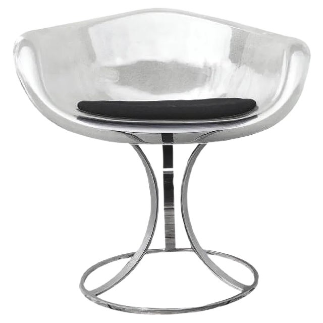 Mid-Century Acrylic & Chrome Chair by Peter Hoyte, 1960s For Sale