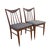 Mid-Century Modern 1960s Attributed Keller “Valkerie Ii” Oak Dining Chairs, Pair For Sale - Image 3 of 9