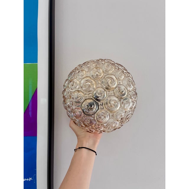 Amber Bubble Wall Lights, 1960s, Set of 3 For Sale - Image 3 of 6