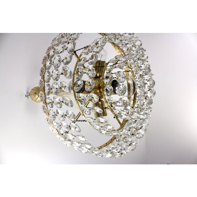 5 sockets E27, crystals 3x3 cm European Plug (up to 250V).The wiring of this item may be original and might need...