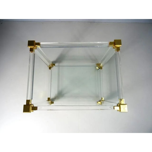 Two-Tiered Acrylic Glass Bar Cart, 1970s For Sale - Image 4 of 9