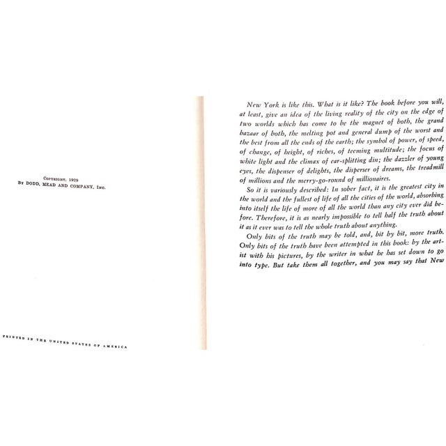 White "New York Is Like This" 1929 Brock, h.i. And Golinkin, j.w. For Sale - Image 8 of 12