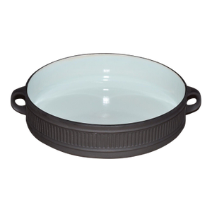 1960s Jens Quistgaard for Dansk Danish Flamestone Brown Casserole