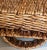 Vintage Straw Basket With Handles Tray For Sale - Image 4 of 6