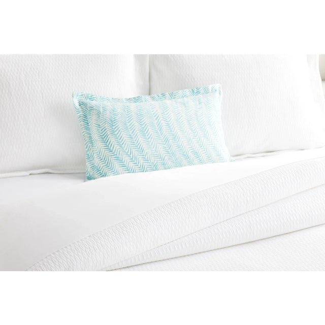 Lucy Queen Cotton Coverlet Set, White, 3 Pieces For Sale - Image 4 of 6