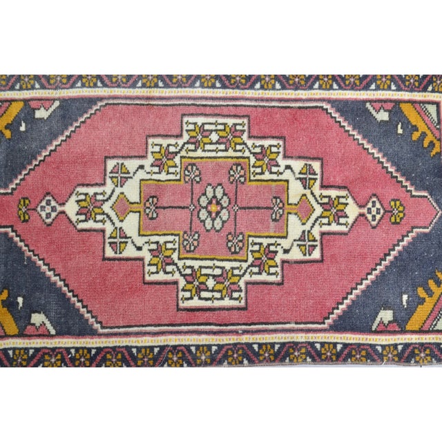 Art Deco Anatolian Kurdish Wool Rug For Sale - Image 3 of 6