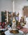 1950s French Rococo Bronze and Porcelain Sheperdess Candleabra For Sale - Image 5 of 8