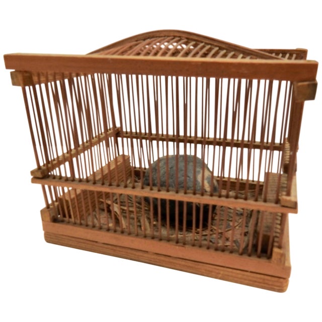 Early Chinese Lucky Cricket Cage For Sale
