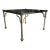 Mid-Century Modern Mastercraft Chrome & Brass Coffee Table With Fretwork For Sale - Image 3 of 13
