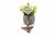 Metal Silver Toothpick Holder with Floral Reliefs For Sale - Image 7 of 7