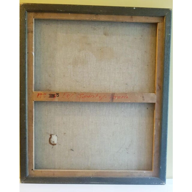 Justin Pelissier, Les 3 Saintes Amarie, 1970s, Oil on Canvas For Sale - Image 9 of 17