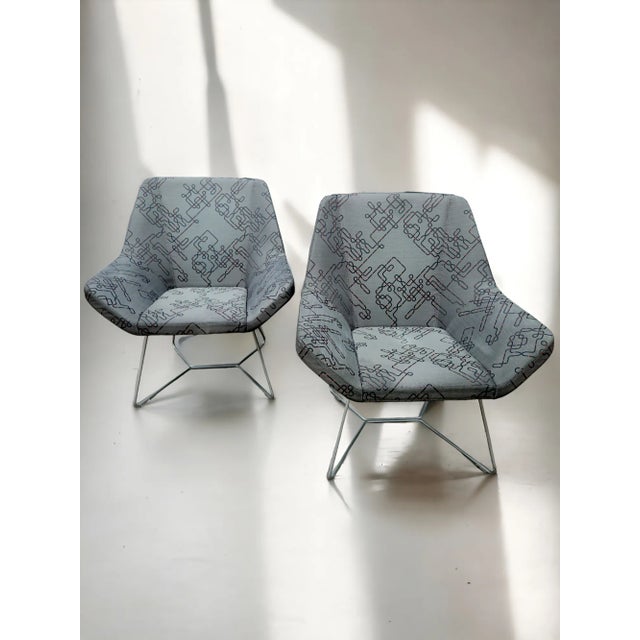 Keilhauer Cahoots Relax Chairs on Sled Base For Sale - Image 9 of 11