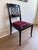 Set of 4 Chinoiserie Dining Game Chairs With Scalamandré Tigre Upholstered Seats For Sale In Houston - Image 6 of 9