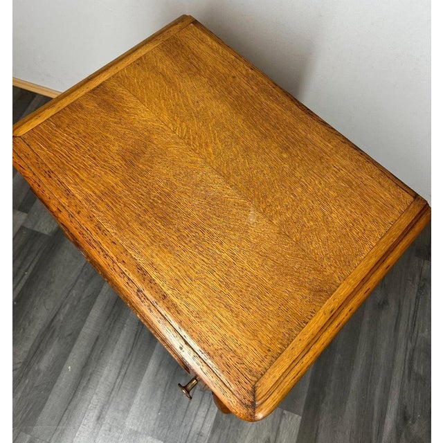 Louis XV French Bedside Tables in Oak, Set of 2 For Sale - Image 9 of 15