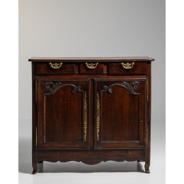 Wood 19th Century France Brown Wood Storage Cabinets & Cupboards For Sale - Image 7 of 11