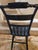 English Late 20th Century L. Hitchcock Black Harvest Inn Side Chair For Sale - Image 3 of 10