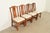 Thomasville Thomasville Mid-Century Hollywood Regency Chinoiserie Carved Walnut Dining Chairs, Set of Four For Sale - Image 4 of 13