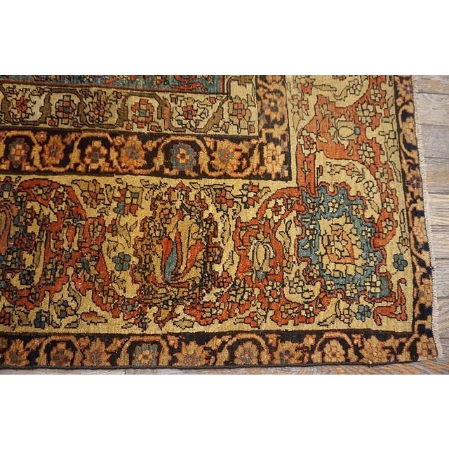 19th Century Persian Sarouk Farahan Carpet 6' 2" x10' 4" For Sale - Image 10 of 12