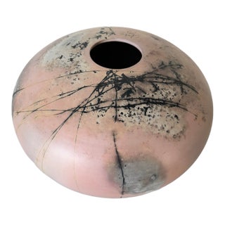 Large- 1986 Richard Mahaffey Abstract Sculptural Studio Pottery Vase – Signed For Sale