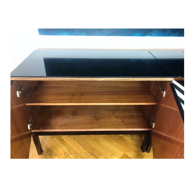 Modular Sideboard with Op Art Motif, 1970s, Set of 3 For Sale - Image 9 of 10