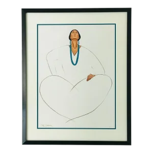 R C Gorman Original Lithograph “Proud Lady”