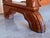 19th Century Catalan Spanish Carved Walnut Console Sofa Table, Four Drawers For Sale - Image 9 of 18