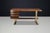 Italian Walnut Desk with Brass Base, Italy, 1950s For Sale - Image 3 of 18