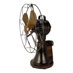 Circa 1920 Ge Coin Operated Hotel Taxi Fan Original Finish Serviced and Operational