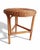 French Riviera Wicker and Bamboo Accent Side Table, 1960s For Sale - Image 11 of 15