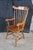 Late 20th Century 6 Ethan Allen Duxbury Maple Colonial Windsor Fiddleback Dining Chairs For Sale - Image 14 of 14