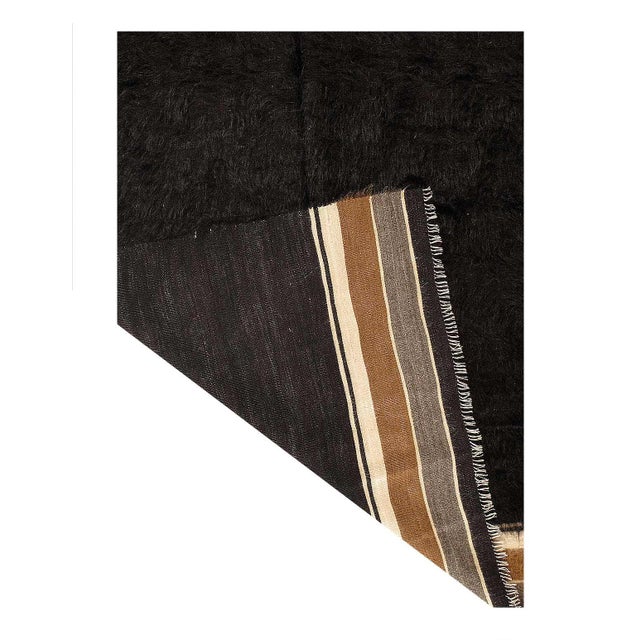 Traditional Pasargad DC Antique Mohair Wool Navajo Design Rug For Sale - Image 3 of 4
