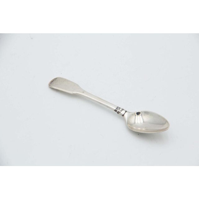 Silver Dessert Spoons, Set of 6, in Good conditions.