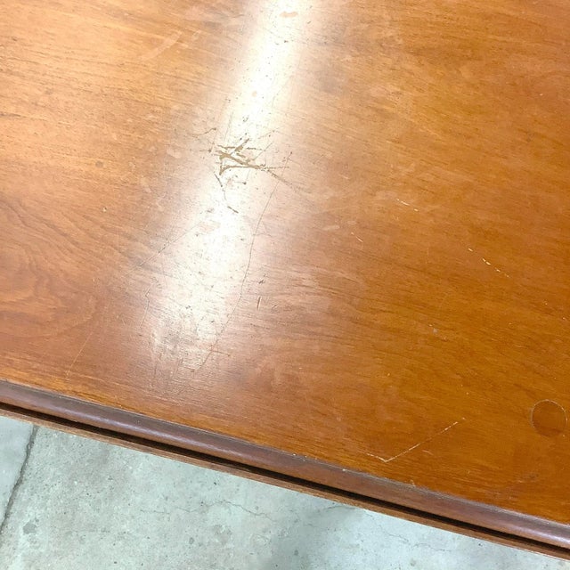 Brown Vintage Solid Maple Dining Table by Cushman For Sale - Image 8 of 12