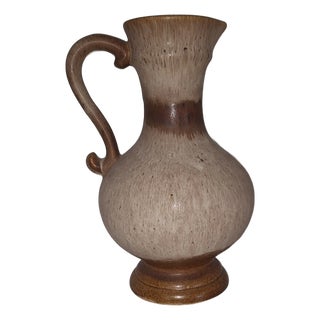 Vintage Ceramic Handled Jug Vase from Stein-Keramik, 1980s For Sale