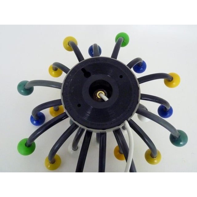 Vintage Pistillino Wall Lamp in Silver Plastic by Studio Tetrarch for Valenti, Italy, 1970s For Sale - Image 10 of 11