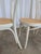 Vintage White Wood Dining Chairs with Cane Seats, 1970s, Set of 4 For Sale - Image 9 of 18