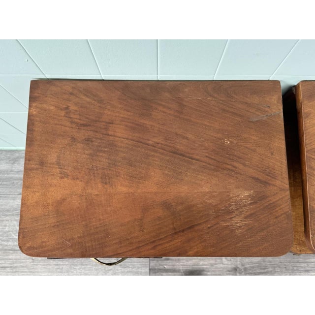 Antique Art Deco Italian Bedside Tables, 1930s, Set of 2 For Sale - Image 11 of 13
