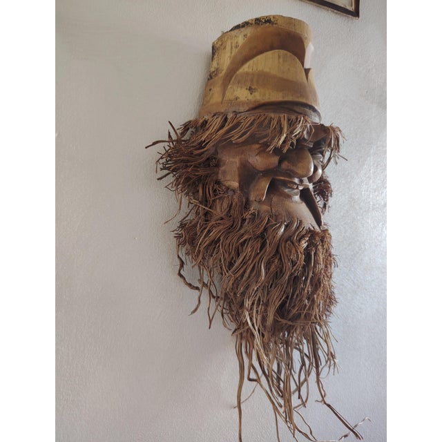 1960s Chinese Bambù Mask For Sale - Image 4 of 7