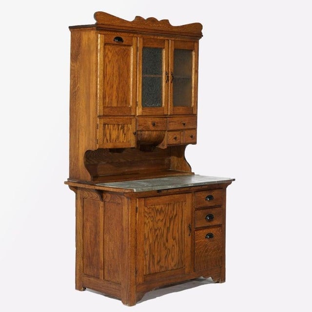Antique Oak Hoosier Kitchen Circa 1900 Chairish