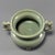 This classic‑styled Longquan celadon tripod censer is finished with soft turquoise‑green glaze. A pair of...