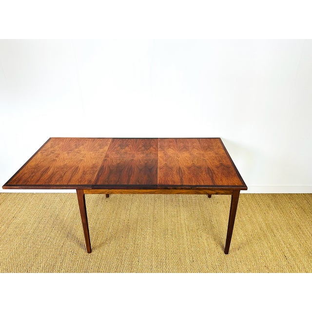 Scandinavian Walnut Dining Table with Butterfly Extensions, 1960 For Sale - Image 9 of 18