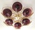 21st Century Hive Polished Brass Amethyst Bubbles Murano Flush Mount by Fabio LTD For Sale - Image 6 of 9